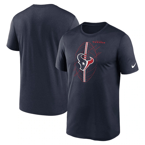 Men's Houston Texans Navy Legend Icon Performance T-Shirt